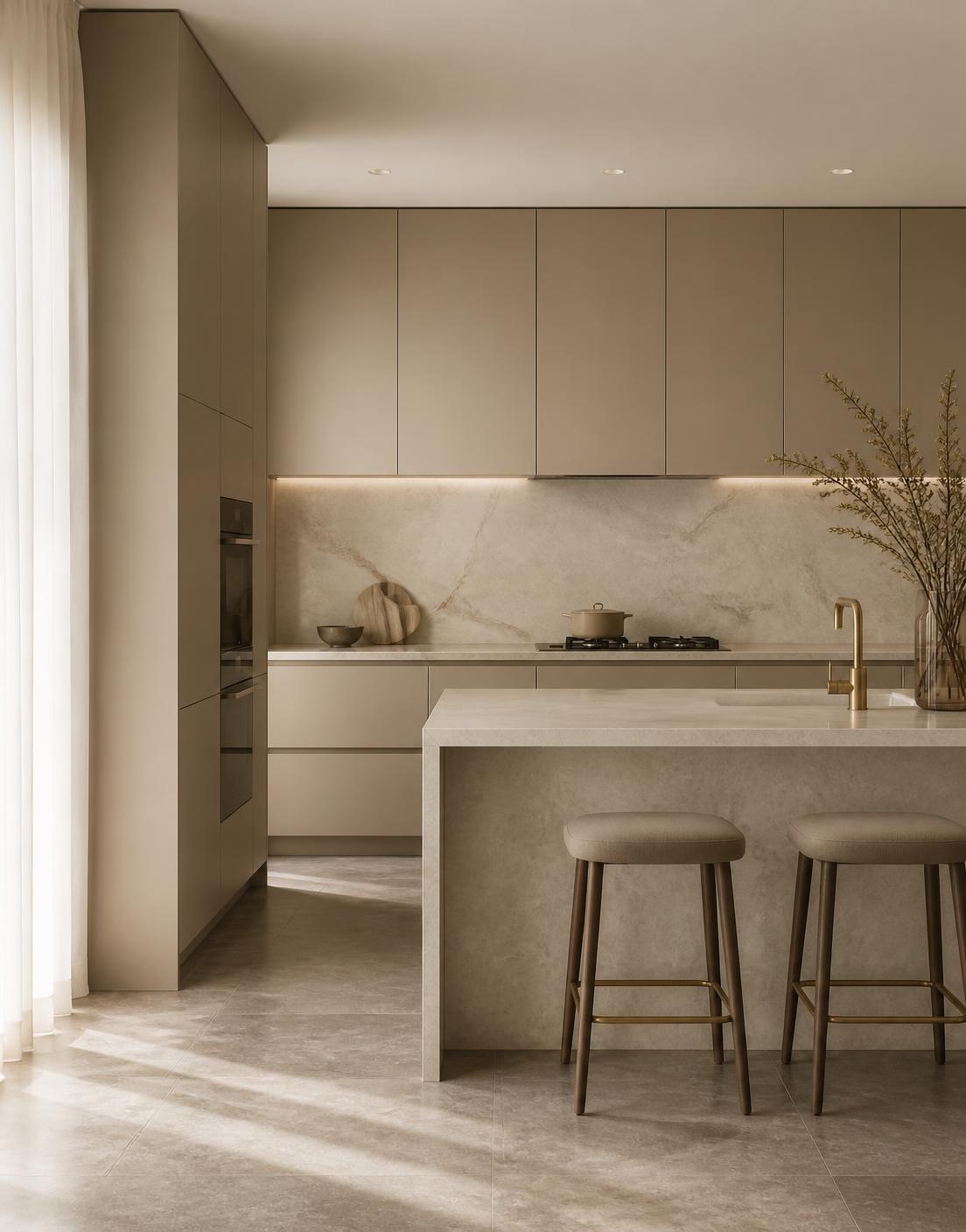 Pale Kitchen